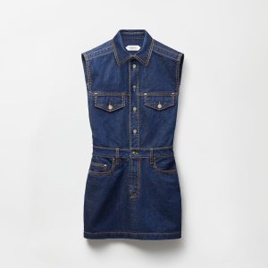 Mini robe en denim